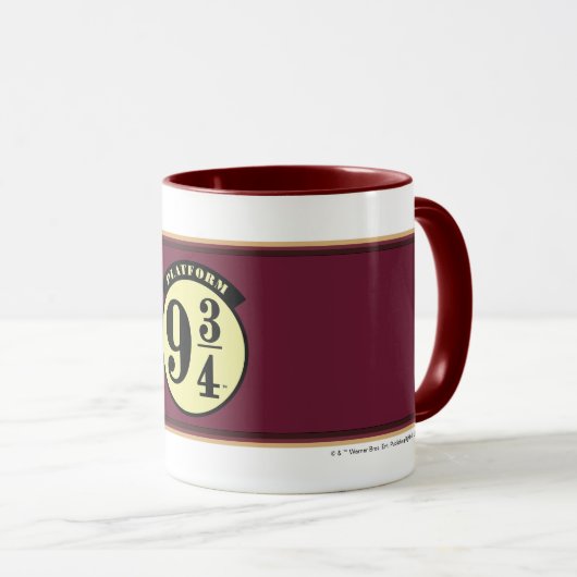 Mug Bannière HOGWARTS™ EXPRESS Platform 9 3/4 (Devant droit)