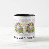 Mug Bannière Mascarade MARDI GRAS personnalisée (Centre)