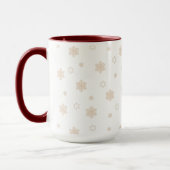 Mug Bannière personnalisée Teddy Cookie de Noël Blanc (Gauche)