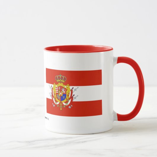 Mug Bannière rouge blanc Grand-Duché de Toscane (Droite)