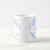 Mug Bannière ruban La pêche est ma thérapie (Centre)