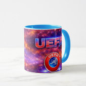 Mug bannière UEFA cosmique (Devant droit)