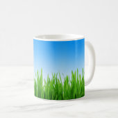 Mug Bannière verte et ciel (Devant droit)