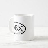 Mug Banques externes d'OBX ovales (Devant gauche)