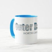 Mug Banques externes la Caroline du Nord (Devant gauche)