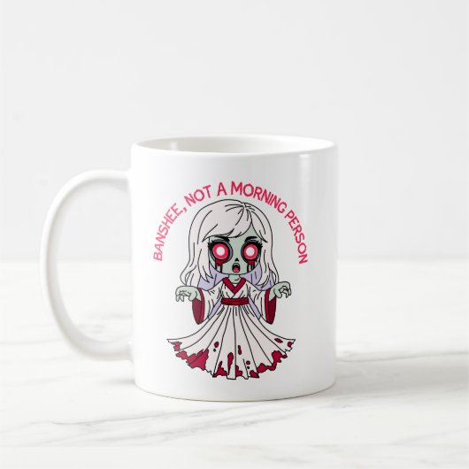 Mug Banshee zombie, pas du matin (Gauche)