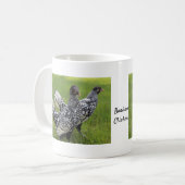 Mug Bantam Poules Noir/Blanc Collectionneurs (Devant gauche)