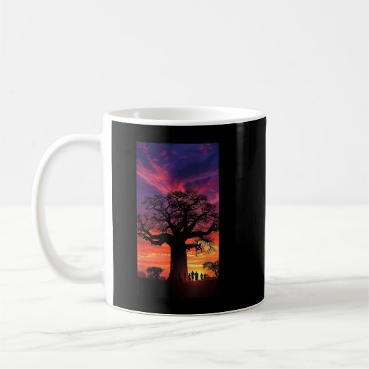 Mug Baobab Tree Sunset Tree Nature Dusk extérieur (Gauche)