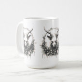 Mug Baphomet bébé mignon Occulte Gothique (Devant gauche)
