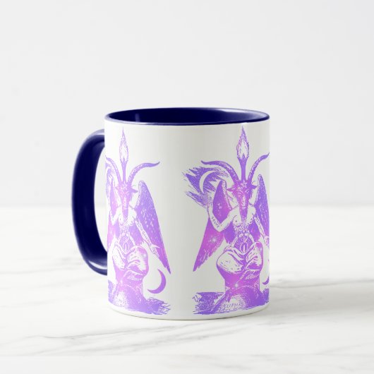 Mug Baphomet en pastel (Devant gauche)