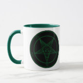 Mug Baphomet en vert (Gauche)