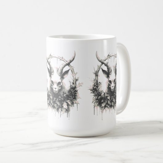 Mug Baphomet occulte gothique bébé (Devant droit)