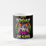 Mug Baphomet Sigil Pas aujourd'hui Jésus Satanic Unico<br><div class="desc">Baphomet Sigil Pas aujourd'hui Jésus Satanic Unicorn</div>
