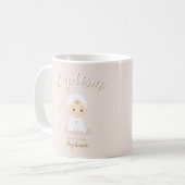 Mug Baptême Bébée avec Bonnet (Devant gauche)