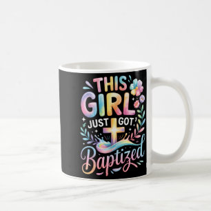 Mug Baptême Cette Fille Vient d'être Baptisée Croix Ch