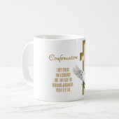 Mug Baptême de confirmation des Écritures de la colomb (Devant gauche)