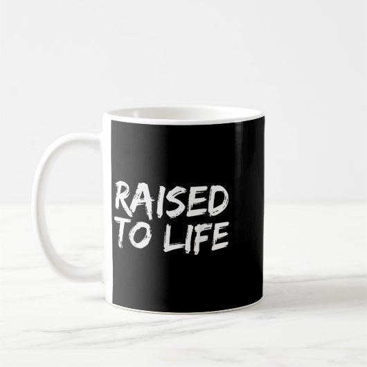 Mug Baptism Gift New Christians Baptismal Quote Raised (Gauche)