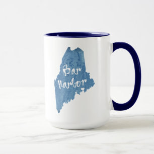 Mug Bar Harbor Maine Grain de Bois