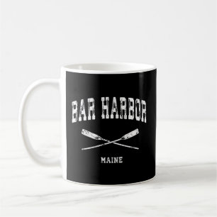 Mug Bar Harbour Maine Nautical Crossing Oars