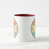 Mug Bar Île Tropicale Design Rétro (Centre)