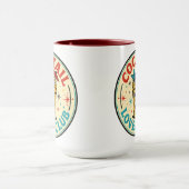 Mug Bar Île Tropicale Design Rétro (Centre)