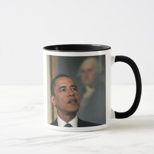 Mug Barack Obama annonce son intention de nommer (Droite)