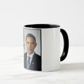 Mug Barack Obama Président américain Portrait de la Ma (Devant droit)