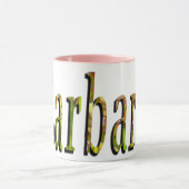 Mug Barbara, Girls Name Logo, (Centre)