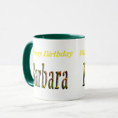 Mug Barbara Girls Nom Logo, (Devant gauche)