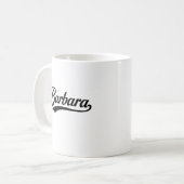 Mug Barbara name first last family gifts (Devant gauche)