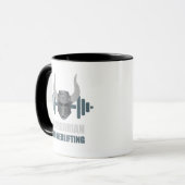 Mug Barbarian Warrior Powerlifting Workout (Devant gauche)