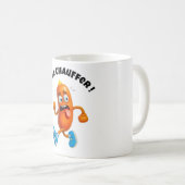 Mug Barbecue avec saucisse : Ça va chauffer ! (Devant droit)