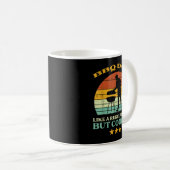 Mug Barbecue Papa Glacière Retro Barbecue Grill Fête d (Devant droit)