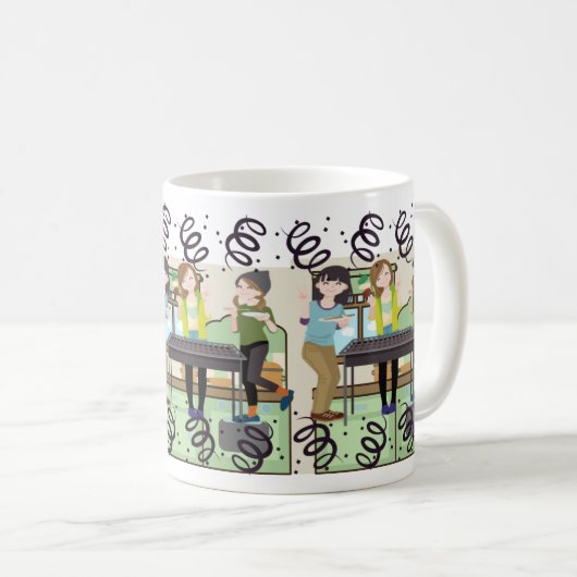Mug Barbecue Party Friends Accueil Cuisiner Repas (Devant droit)