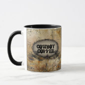 Mug barbelé rustique western country cowboy mariage (Gauche)
