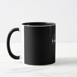 Mug Barbell Weighting Heartbeat Cool de construction d