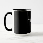 Mug Barbell Weightlifting Heartbeat (Gauche)