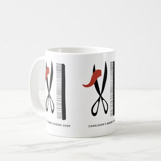 Mug Barber Coiffeur (Devant gauche)