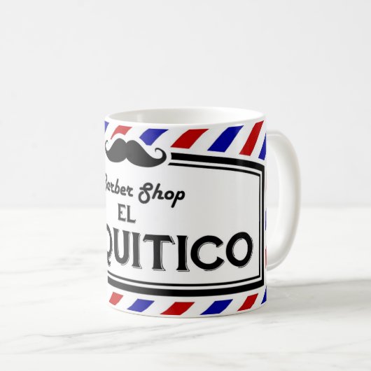 Mug Barber Shop (Devant droit)