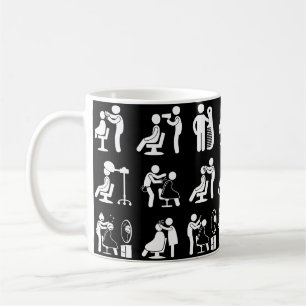 Mug Barbershop Barber et coiffeur Salon Routine