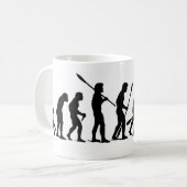 Mug Barbotant l'évolution (kayak) (Devant gauche)