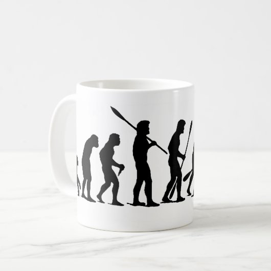 Mug Barbotant l'évolution (kayak) (Devant gauche)