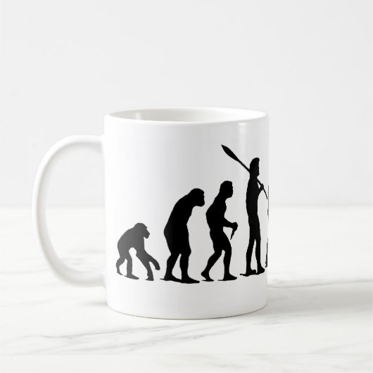 Mug Barbotant l'évolution (kayak) (Gauche)