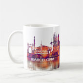 Mug Barcelona Espagne Skyline (Gauche)
