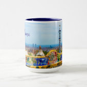 Mug Barcelona Park Guell Photographie d'Art (Centre)