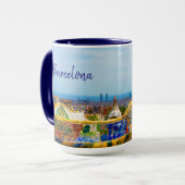 Mug Barcelona Park Guell Photographie d'Art (Devant gauche)
