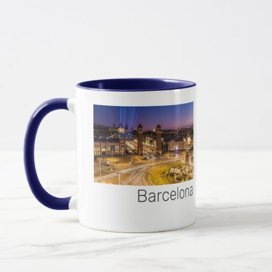 Mug Barcelona Plaza de Espana Catalogne Espagne Couche (Gauche)