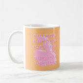 Mug Barcelona Travel Art, Espagne, Orange, Rose (Gauche)