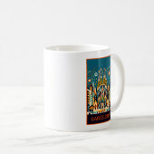 Mug Barcelone Espagne Art Déco (Devant droit)