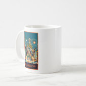 Mug Barcelone Espagne Art Déco (Devant gauche)